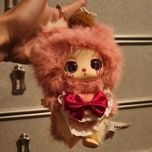 Liila chef kitchen Cute Pink Plush Keychain
